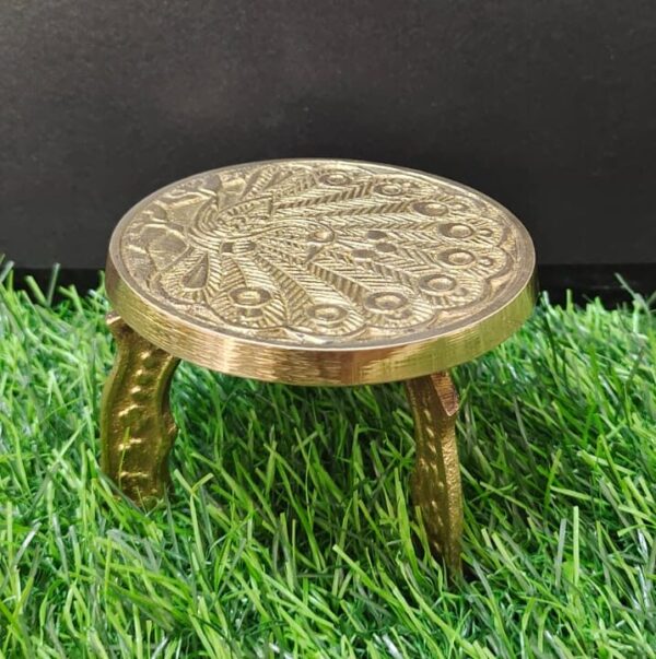 Brass Stool for Figurines and Diyas