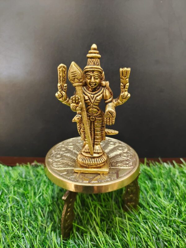 Murugan Statue Brass