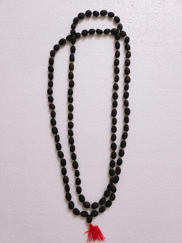 Lotus Seed Japa Mala (108 Beads) - Image 2