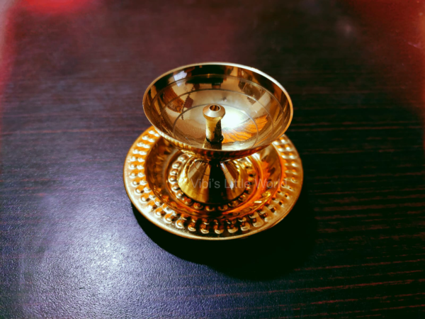 Brahma Vilak With Plate 1 Set [Brass] [2 Inch]