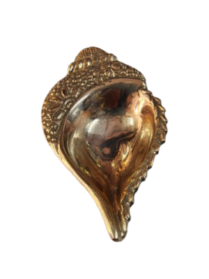 🐚 Sangu Vilaku (Conch Diya) [Brass]