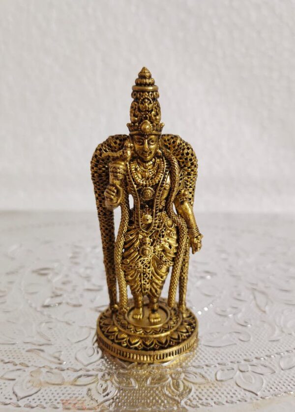 Madurai Meenakshi Idol [Brass] [3 Inch]