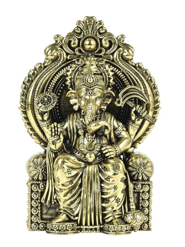 Ganesha Idol [Premium Brass] [2 Inch] - Image 2