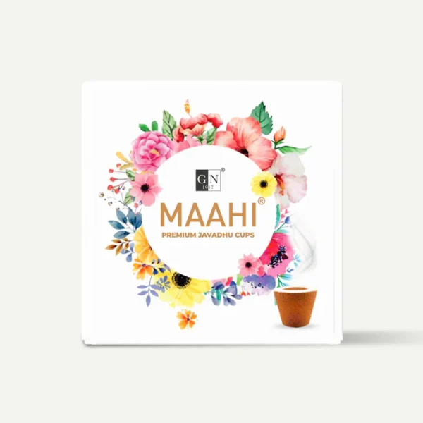 GN Non Charcoal Maahi Sambrani Cups for Pooja | Javadhu Infused Sambrani Dhoop Cups | Long Lasting Fragrance | 10 pcs of Premium Javadhu Cup Sambrani