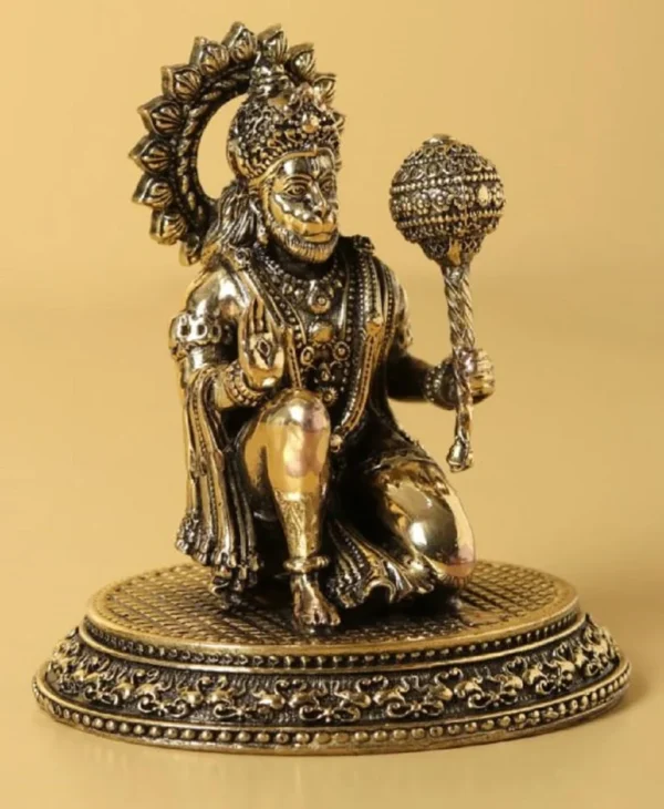 Hanuman Idol [Premium Brass] [2 Inch] - Image 4