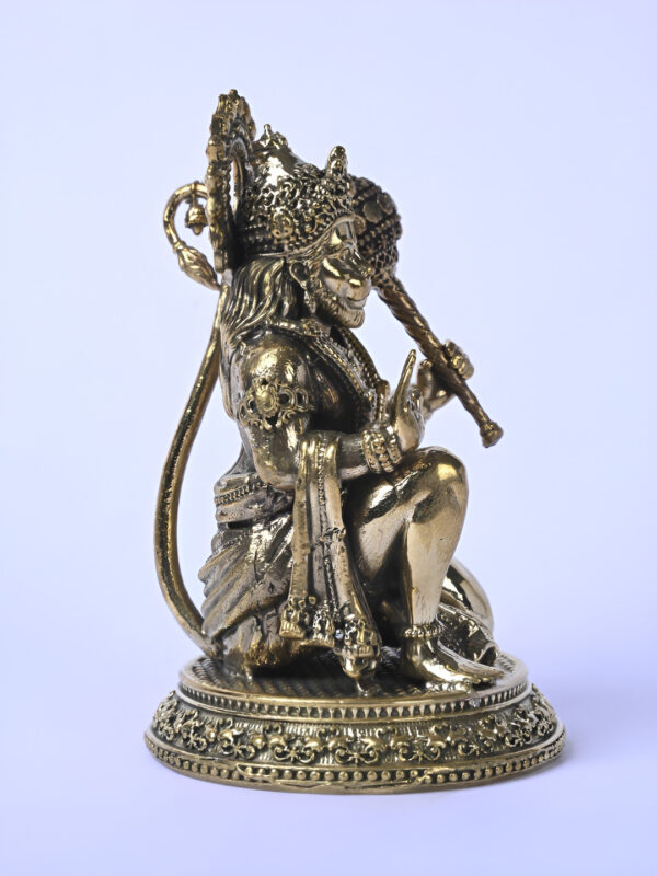 Hanuman Idol [Premium Brass] [4 Inch] - Image 3